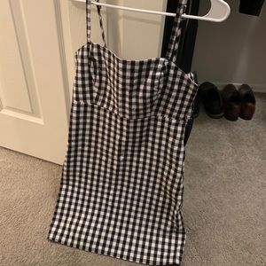 Hollister checkered dress